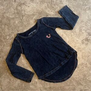 True Religion Long Sleeve Girls Graphic on Back